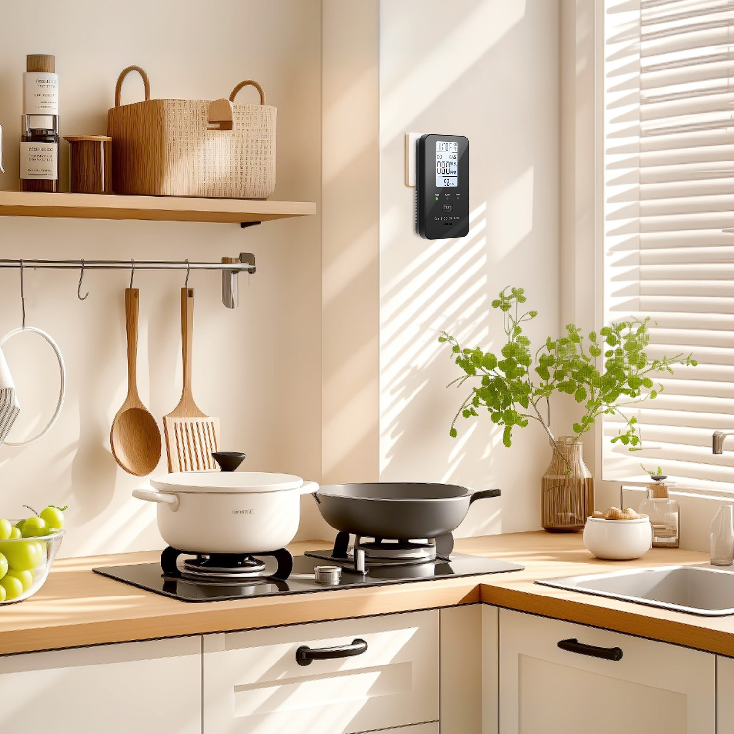 Natural Gas & Carbon Monoxide  - Smoke Leak Detector review and price