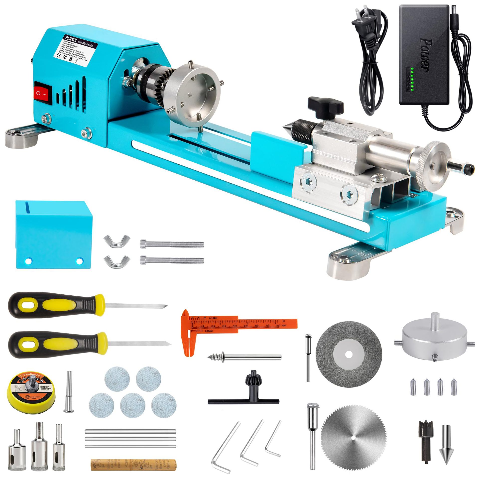 New Electric Wood Mini Lathe M - Brake Drum Lathe review and price
