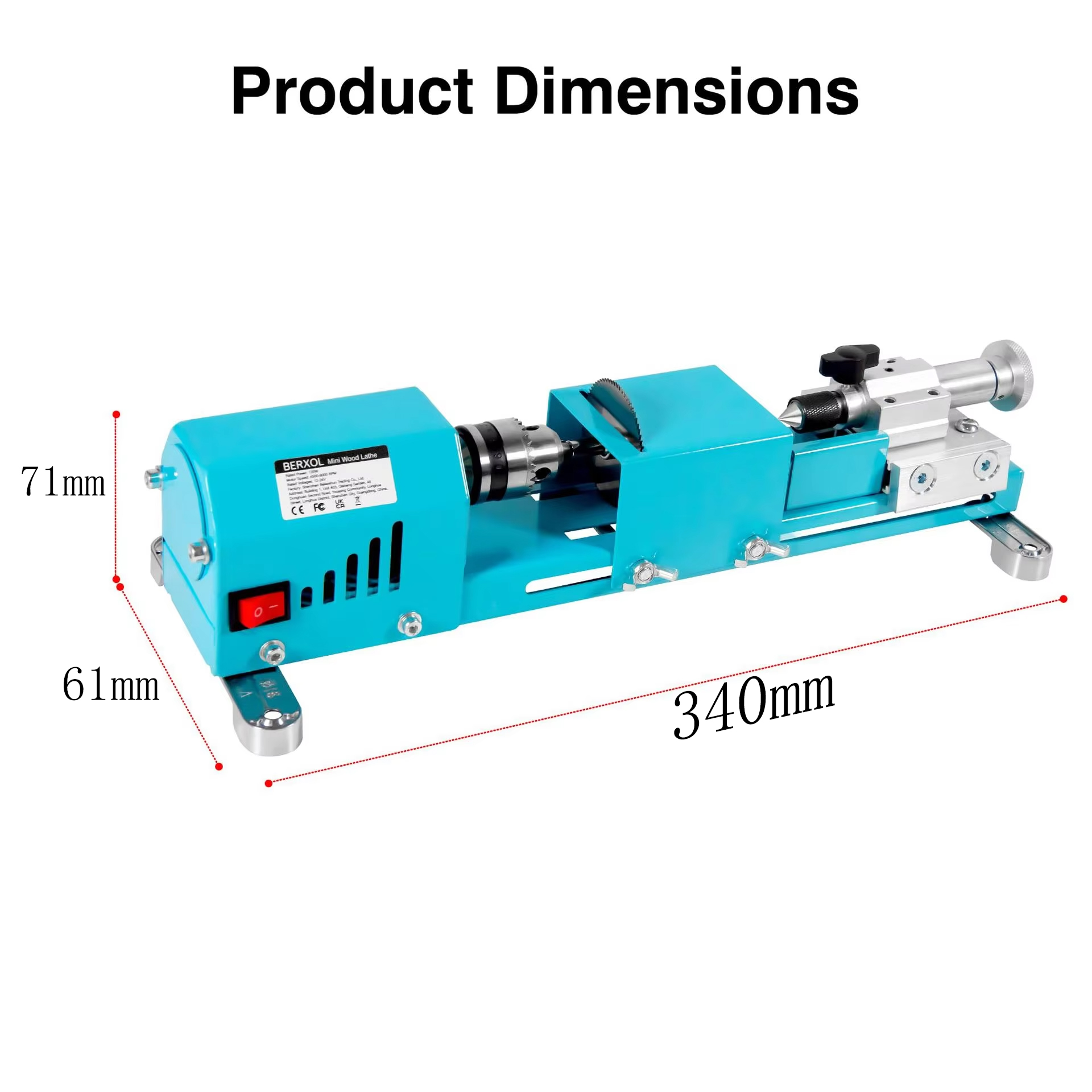 New Electric Wood Mini Lathe M - Brake Drum Lathe review and price