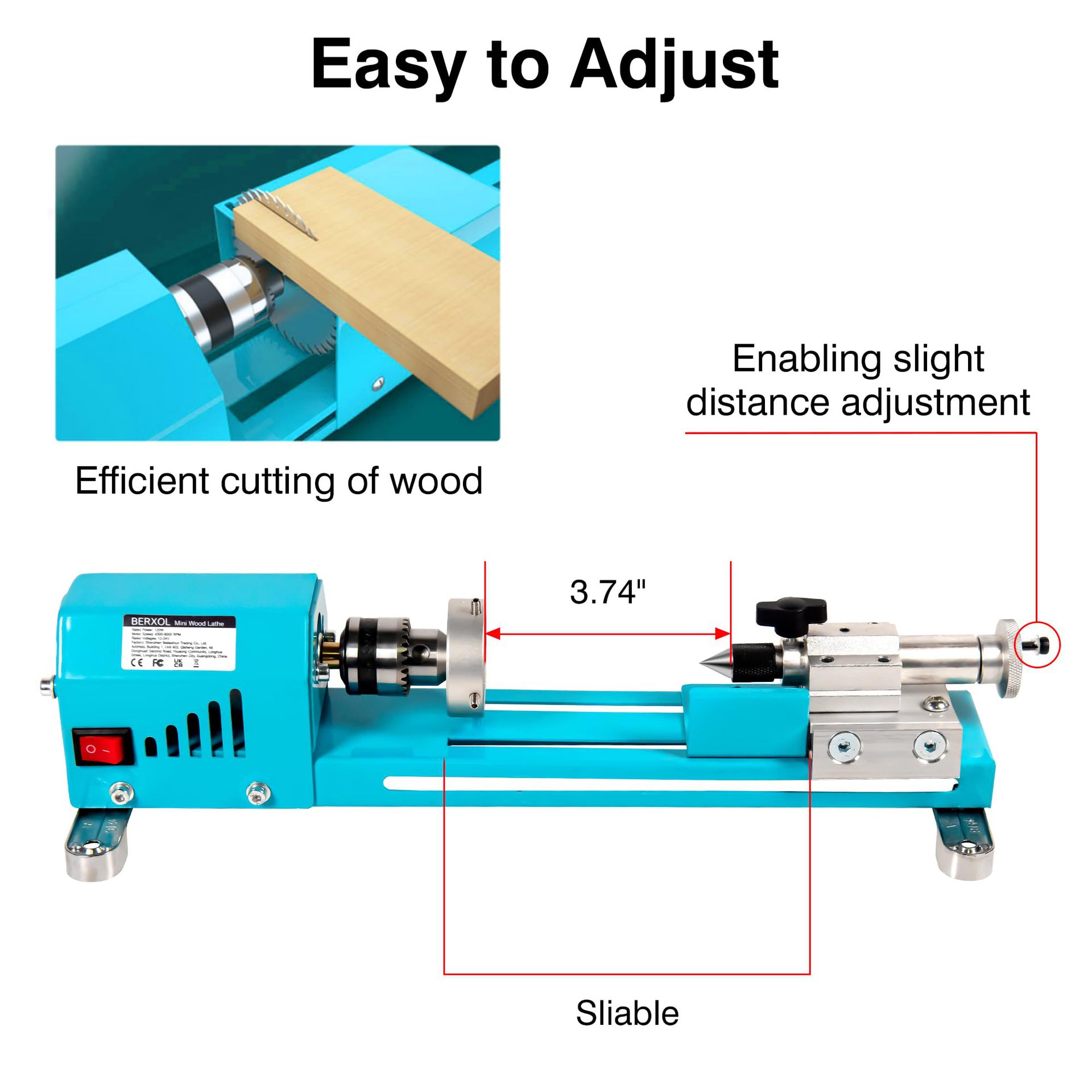 New Electric Wood Mini Lathe M - Brake Drum Lathe review and price