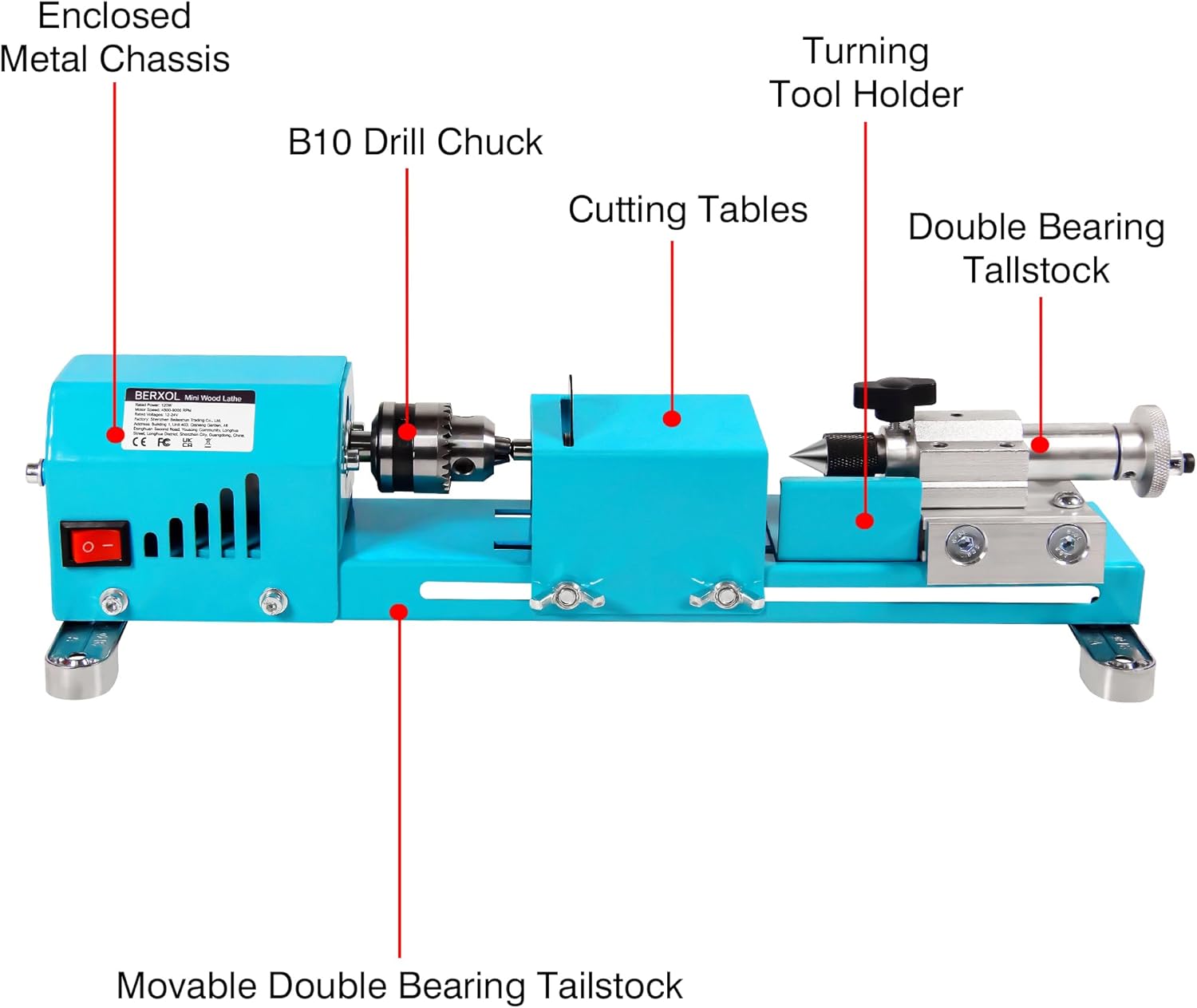 New Electric Wood Mini Lathe M - Brake Drum Lathe review and price